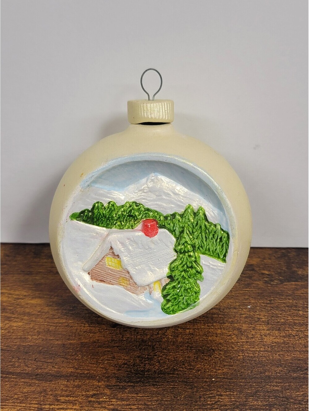 Vintage 1975 Duncan Ceramics Christmas Ornament